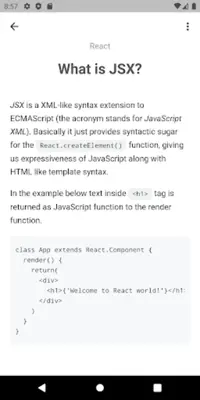 React.js Interview Questions android App screenshot 0