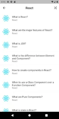 React.js Interview Questions android App screenshot 3